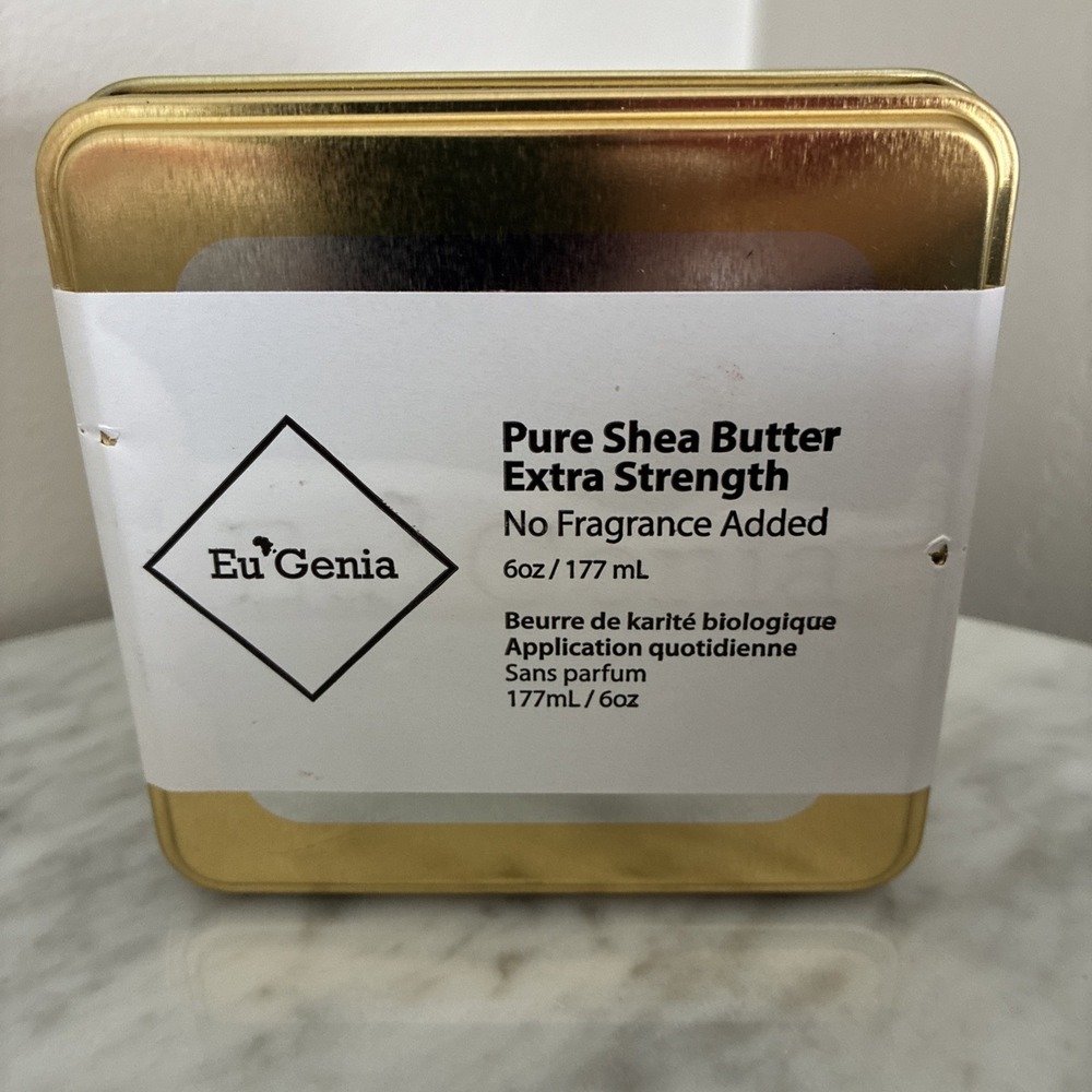 Eu Genia Pure Shea Butter Everyday Formula Fragrance Free 6 oz SEALED!